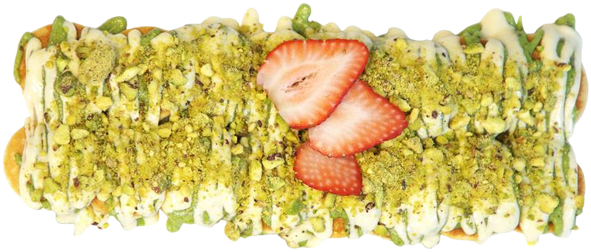 Pistachio Mini Pancakes